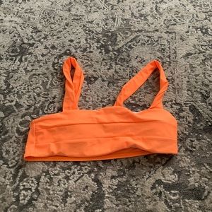 Orange bathing suit top